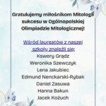 Wyniki Ogólnopolskiej Olimpiady Mitologicznej